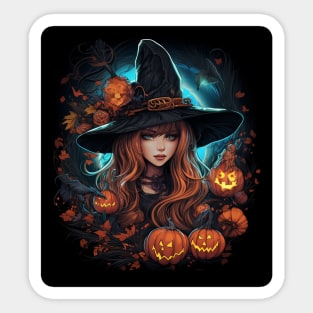 Witch girl Sticker